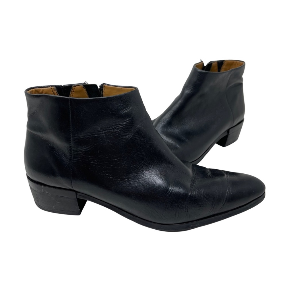 COACH Women's Black Montana Leather Ankle Bootie size 10